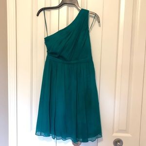 J crew one shoulder Kylie dress